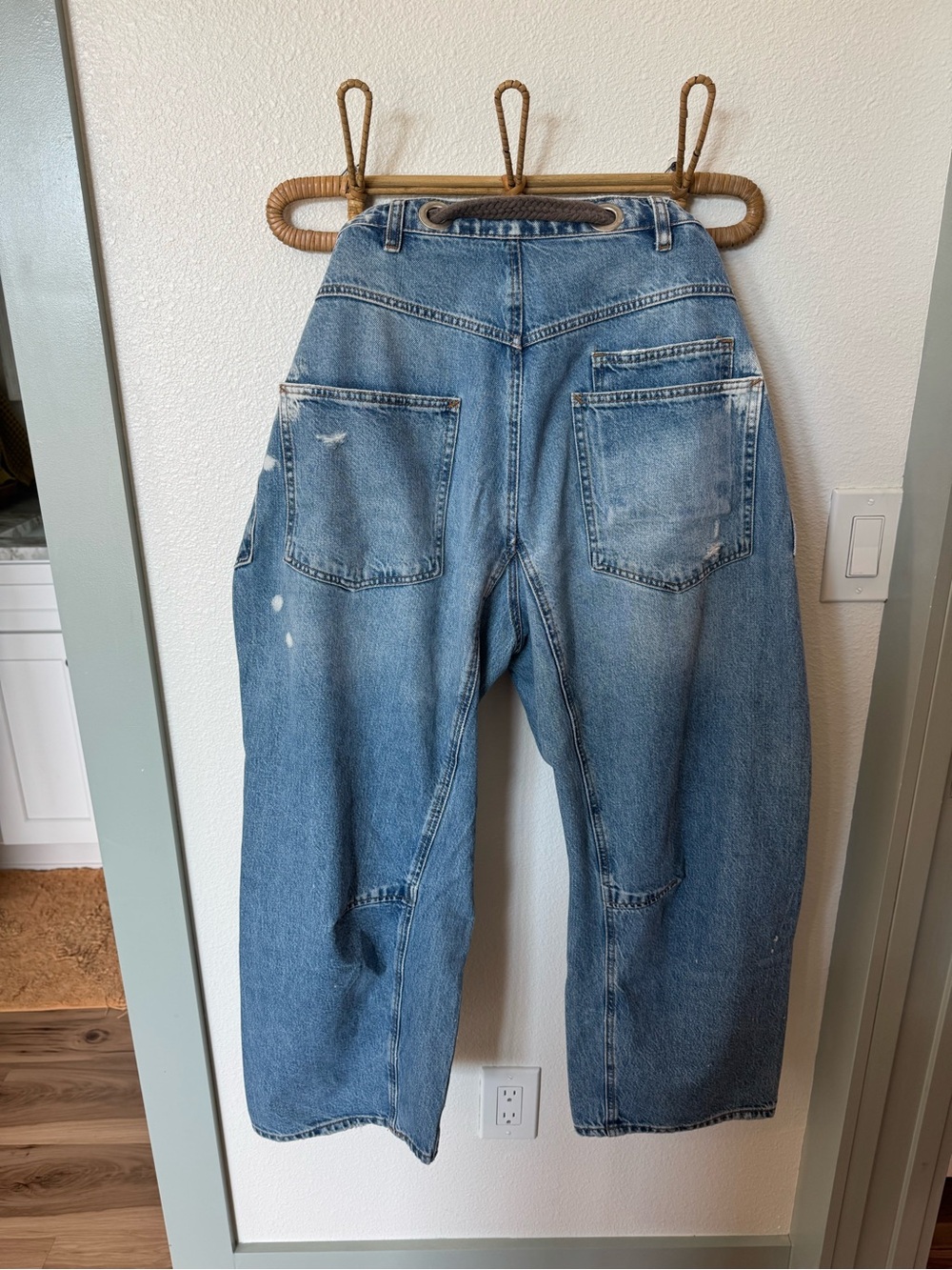 We The Free Moxie Pull-On Barrel Jeans - Picture 2 of 3